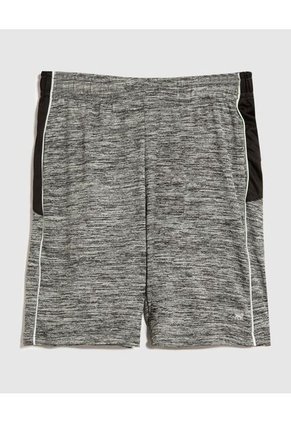 Bermuda Deportiva Jaspeada Infantil Niño Gris Patprimo