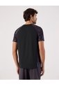 Camiseta Deportiva De Manga Ranglán  Para Hombre Negro Patprimo de Patprimo