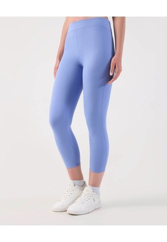 Leggins Capri Con Cortes   Para Mujer Azul Patprimo Patprimo