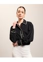 Camisa Unicolor Con Textura   Para Mujer Crudo Patprimo de Patprimo