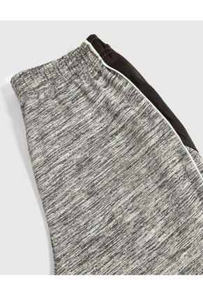 Bermuda Deportiva Jaspeada Infantil Niño Gris Patprimo