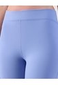 Leggins Capri Con Cortes   Para Mujer Azul Patprimo de Patprimo