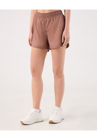 Short Deportivo Unicolor   Para Mujer Café Patprimo Patprimo
