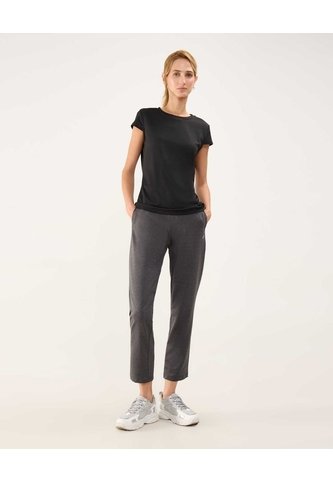 Pantalón Deportivo Jaspeado  Para Mujer Gris Patprimo Patprimo