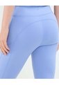 Leggins Capri Con Cortes   Para Mujer Azul Patprimo de Patprimo