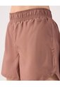 Short Deportivo Unicolor   Para Mujer Café Patprimo de Patprimo
