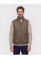 Chaleco Acolchado Cuello Alto   Para Hombre Verde Patprimo de Patprimo