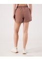 Short Deportivo Unicolor   Para Mujer Café Patprimo de Patprimo