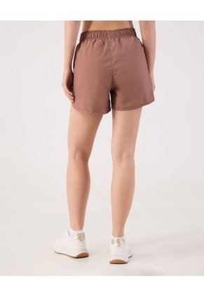 Short Deportivo Unicolor Para Mujer Café Patprimo