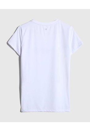 Camiseta Deportiva Estampada  Para Mujer Blanco Patprimo