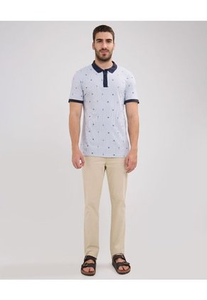 Polo Para Hombre Cuello Tejido Sin Bolsillo Color Blanco Marca Patprimo #44112657