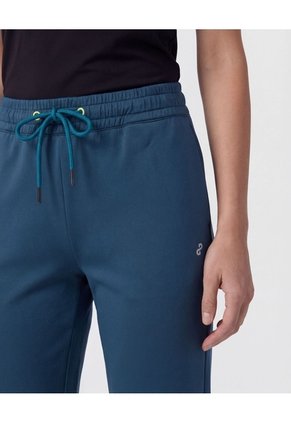 Jogger Unicolor Con Cordón Para Mujer Azul Patprimo