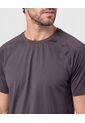 Camiseta Deportiva Con Detalle En Mangas   Para Hombre Gris Patprimo de Patprimo