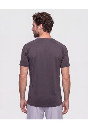 Camiseta Deportiva Con Detalle En Mangas   Para Hombre Gris Patprimo