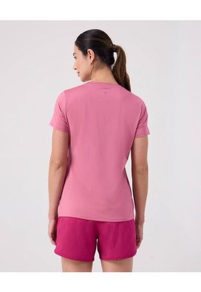 Camiseta Deportiva Con Estampado   Para Mujer Rosa Patprimo