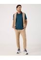 Camiseta Deportiva Unicolor   Para Hombre Verde Patprimo de Patprimo