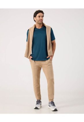 Camiseta Deportiva Unicolor   Para Hombre Verde Patprimo