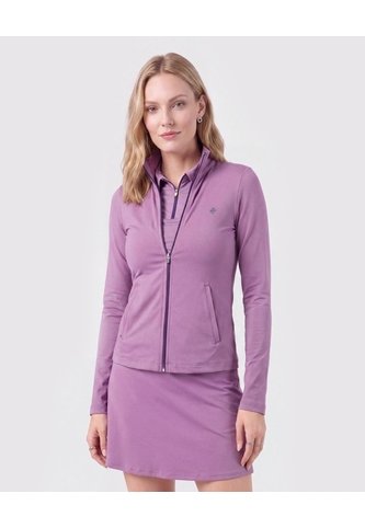 Chaqueta Deportiva Slim   Para Mujer Morado Patprimo Patprimo