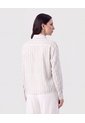Camisa De Rayas Con Bolsillo   Para Mujer Azul Patprimo de Patprimo