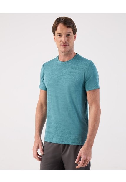 Camiseta Deportiva  De Tejido Texturizado  Para Hombre Verde Patprimo