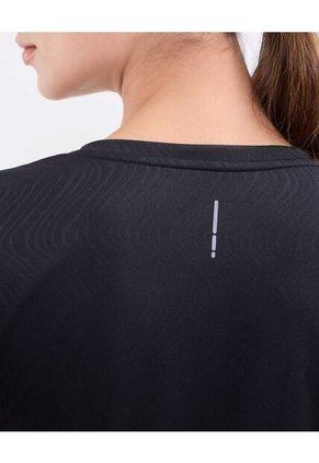 Camiseta Manga Corta Texturizada Para Mujer Negro Patprimo