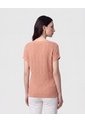 Camiseta En Tejido De Punto Calado   Para Mujer Rosa Patprimo de Patprimo