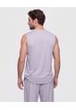 Camiseta Deportiva Unicolor   Para Hombre Gris Patprimo de Patprimo