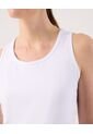 Camiseta Unicolor Deportiva   Para Mujer Blanco Patprimo de Patprimo