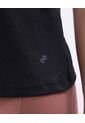 Camiseta Manga Corta Texturizada   Para Mujer Negro Patprimo de Patprimo