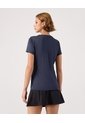 Camiseta Deportiva Con Estampado   Para Mujer Azul Patprimo de Patprimo