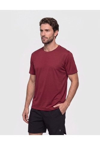 Camiseta Manga Corta Texturizada  Para Hombre Vino Patprimo Patprimo