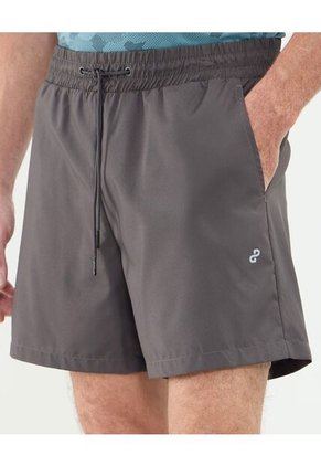 Bermuda Running Con Boxer Interno Para Hombre Gris Patprimo
