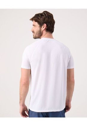 Camiseta Unicolor Deportiva   Para Hombre Blanco Patprimo