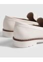 Mocasines Texturizados  Para Mujer Blanco Patprimo de Patprimo