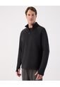 Buzo Unicolor Cuello Alto   Para Hombre Negro Patprimo de Patprimo