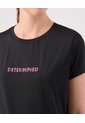 Camiseta Deportiva Con Estampado   Para Mujer Negro Patprimo de Patprimo