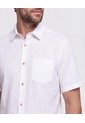 Camisa Manga Corta Texturizada   Para Hombre Blanco Patprimo de Patprimo