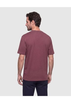 Camiseta Premium Cuello Grueso Para Hombre Café Patprimo