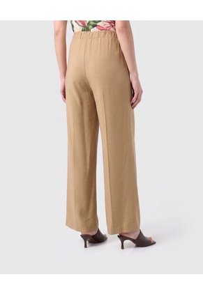 Pantalón Fluido Con Pretina Para Mujer Café Patprimo