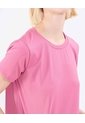 Camiseta Texturizada   Para Mujer Rosado Patprimo de Patprimo
