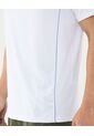 Camiseta Deportiva Cuello En V  Para Hombre Blanco Patprimo de Patprimo