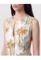 Vestido Camisero Con Cinturón   Para Mujer Amarillo Patprimo de Patprimo