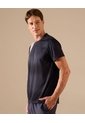 Bermuda Deportiva Con Elástico   Para Hombre Azul Patprimo de Patprimo