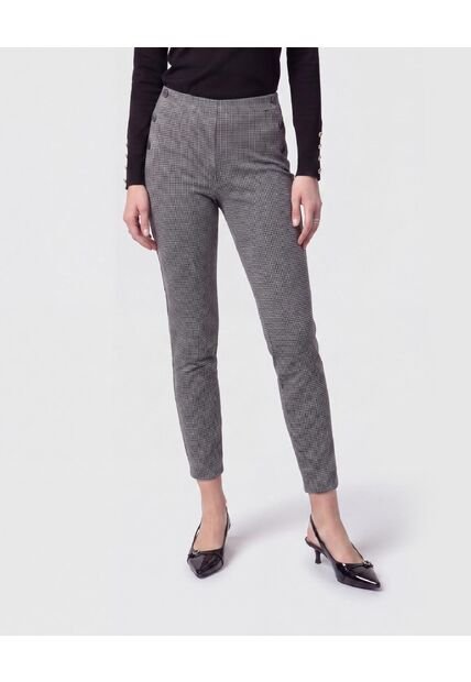 Leggings Con Botones Laterales   Para Mujer Negro Patprimo