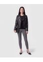 Leggings Con Botones Laterales   Para Mujer Negro Patprimo de Patprimo