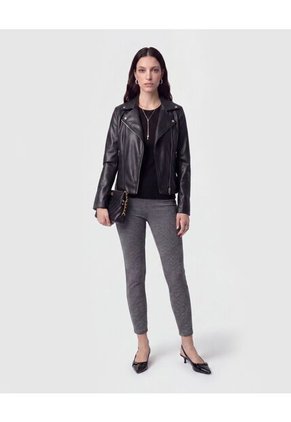 Leggings Con Botones Laterales Para Mujer Negro Patprimo