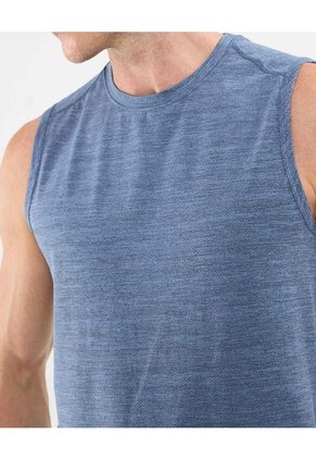 Bermuda Deportiva Con Elástico Para Hombre Azul Patprimo