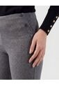 Leggings Con Botones Laterales   Para Mujer Negro Patprimo de Patprimo