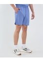 Bermuda Unicolor Con Bolsillo Posterior  Para Hombre Azul Patprimo de Patprimo