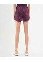 Short Deportivo Estampado  Para Mujer Morado Patprimo de Patprimo